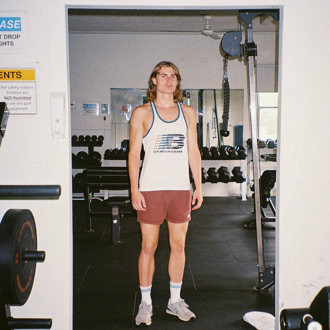 B Gymnasium Stringer - Blue