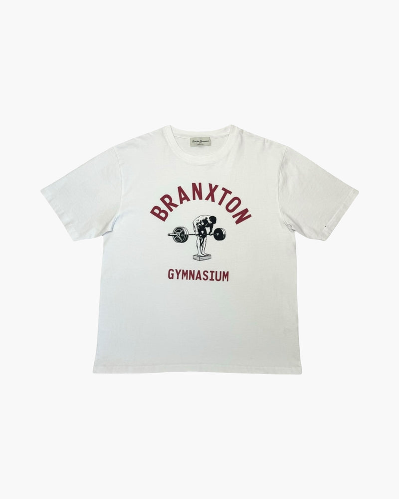 Barbell Row T-Shirt - White