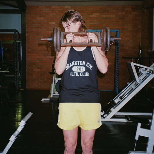 HEALTH CLUB STRINGER - BLACK