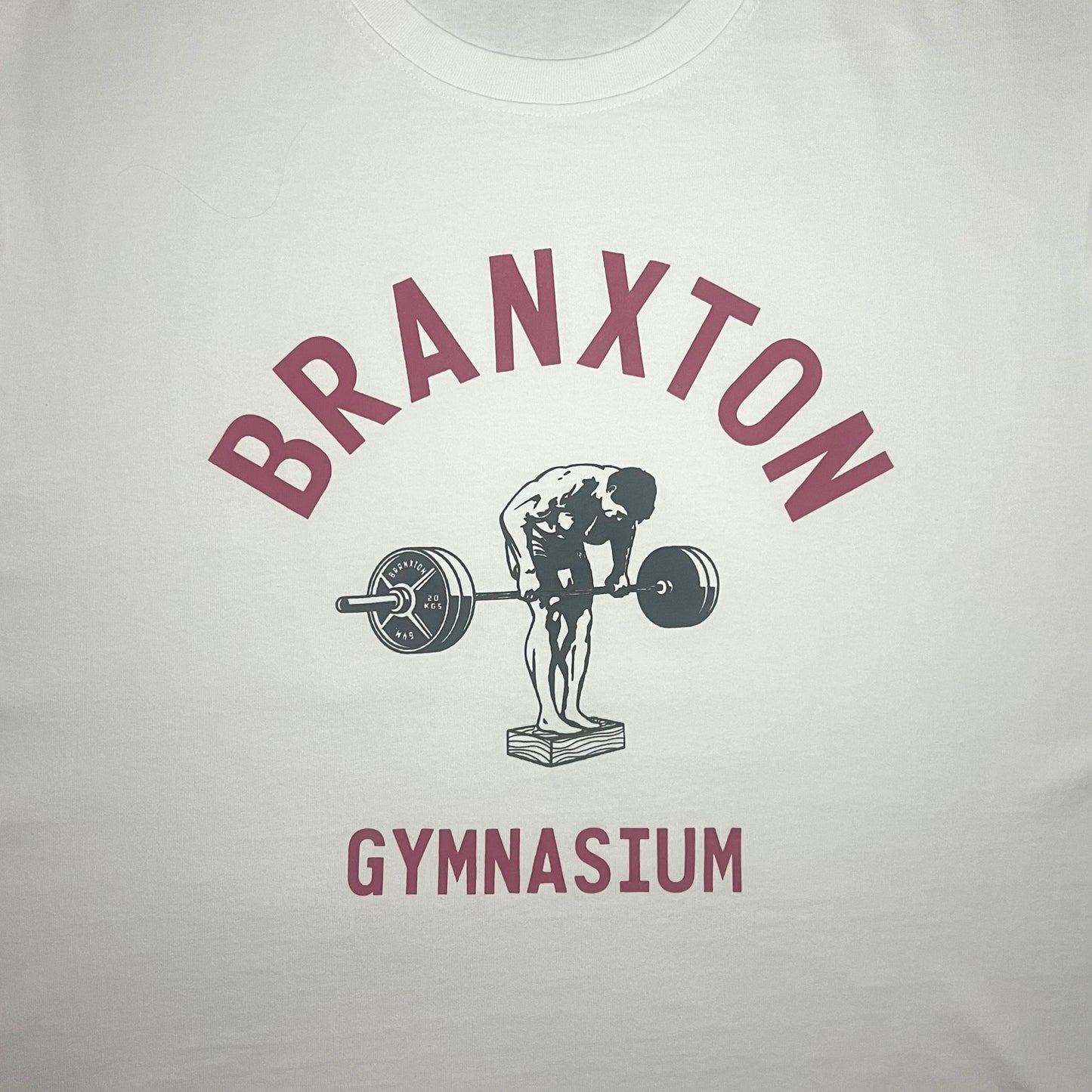 BARBELL ROW T-SHIRT - WHITE