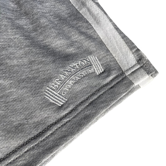 Barbell Short Shorts - Grey & White