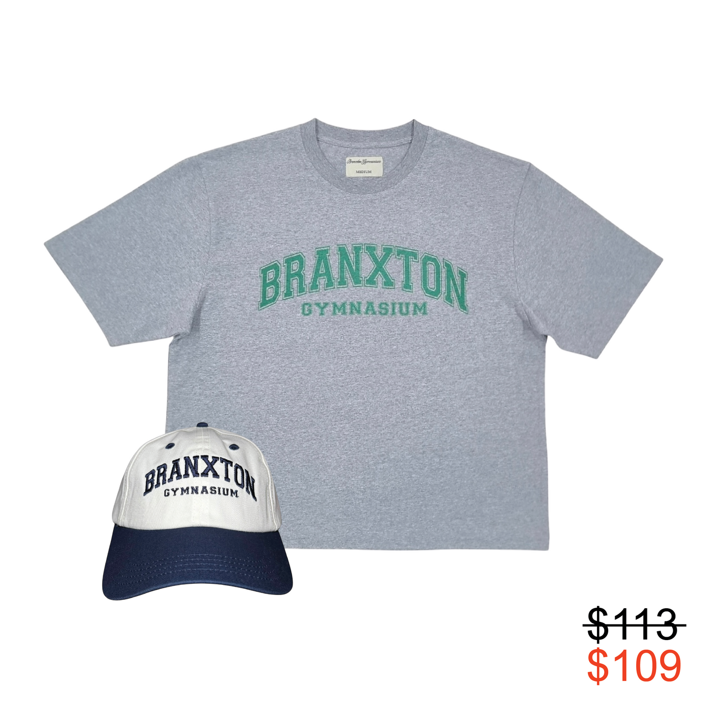 COLLEGE T-SHIRT & COLLEGE HAT