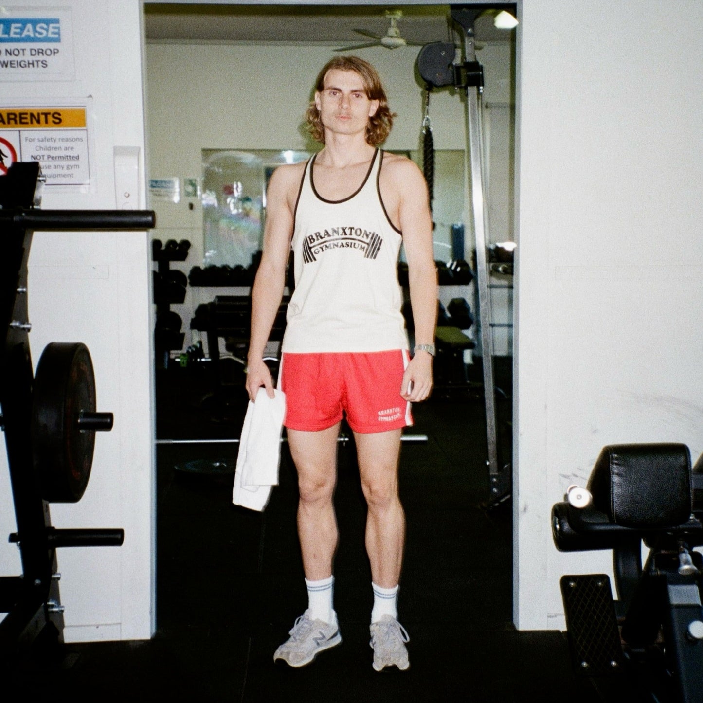 Striped Shorts - Red & White