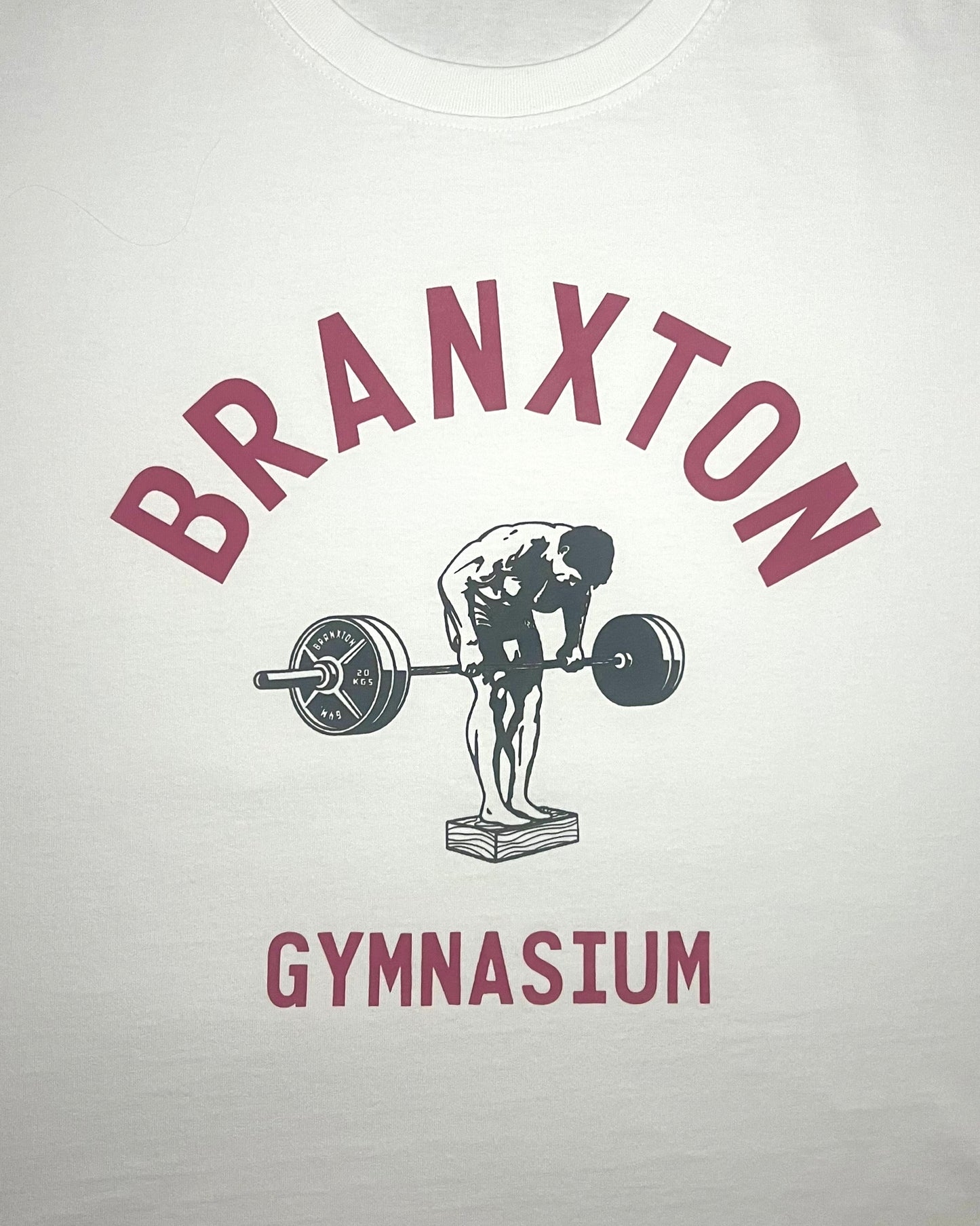 Barbell Row T-Shirt - White