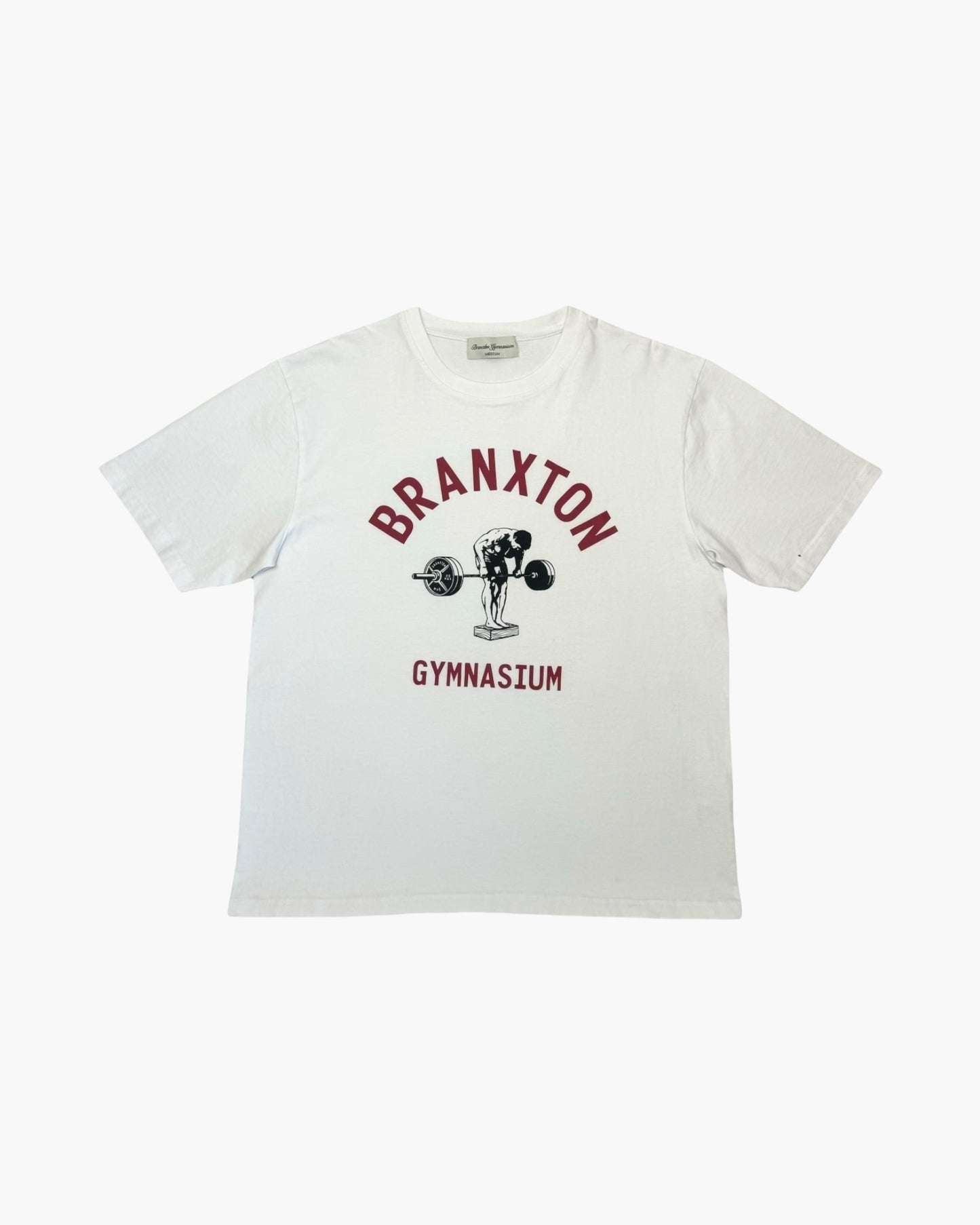 Barbell Row T-Shirt - White