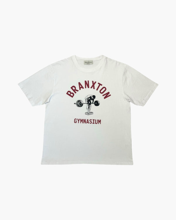 Barbell Row T-Shirt - White