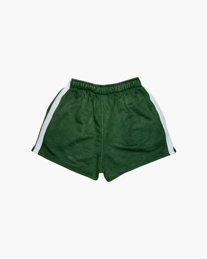 BG Striped Shorts - Acid Wash Green