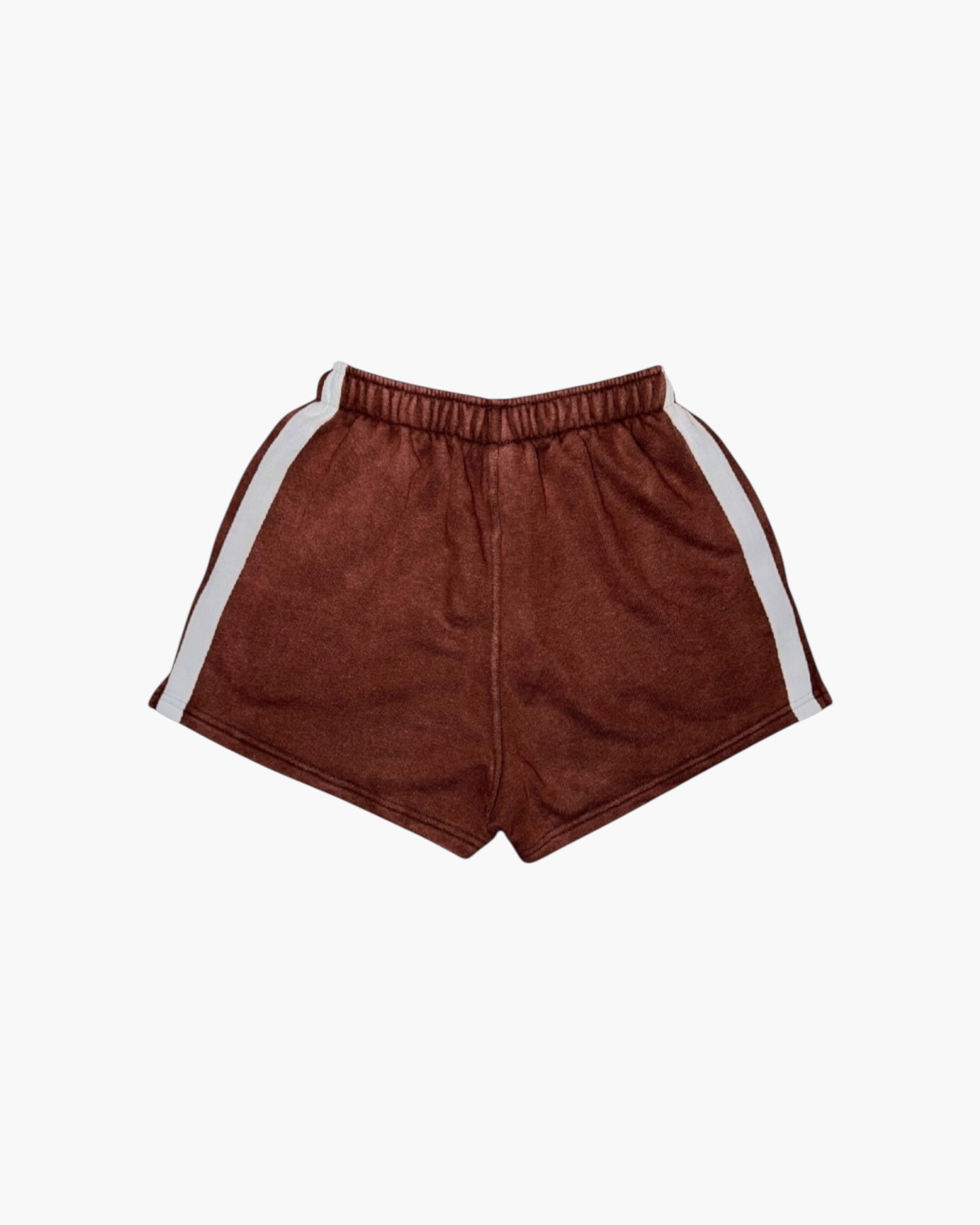 BG Striped Shorts - Acid Wash Brown