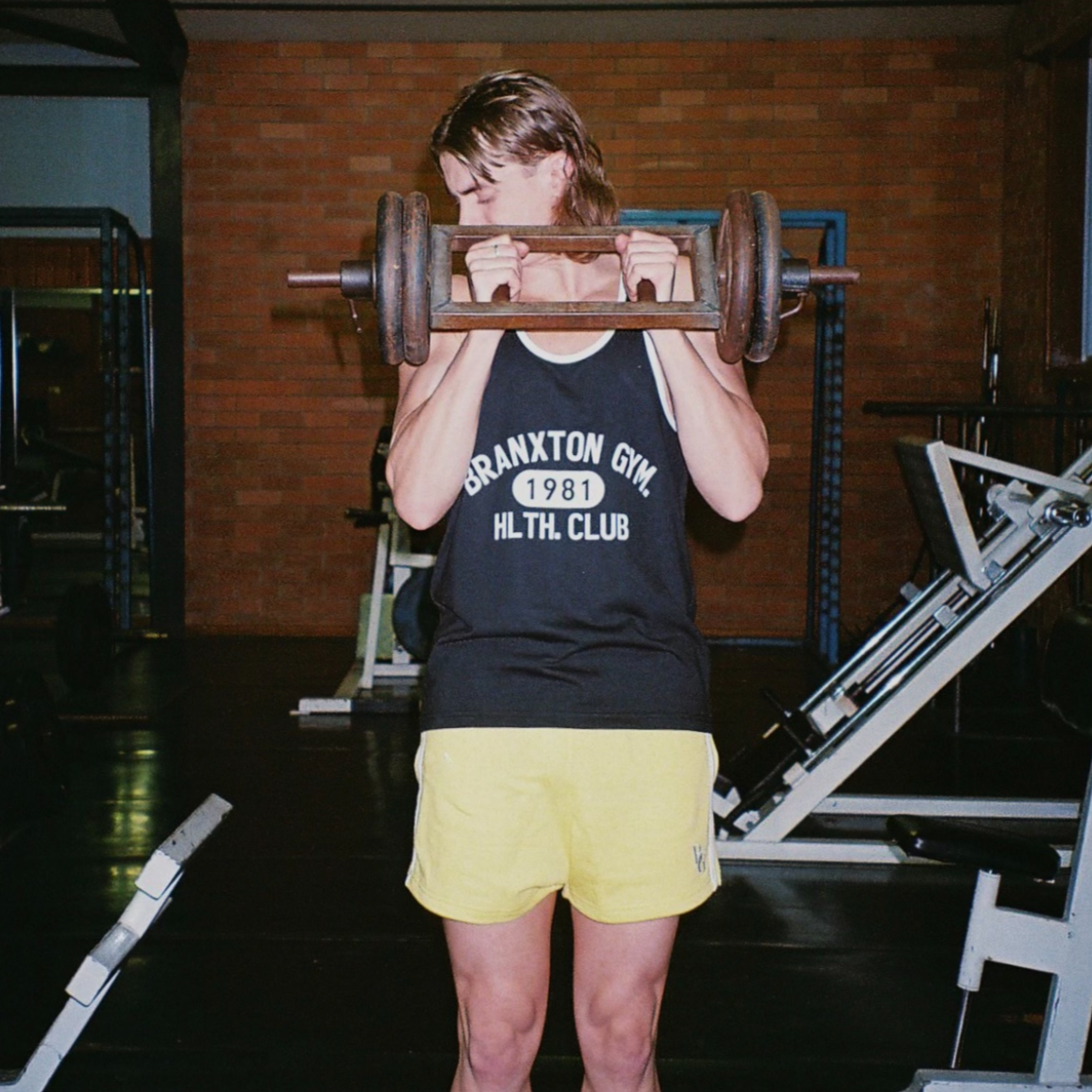 Health Club Stringer - Black