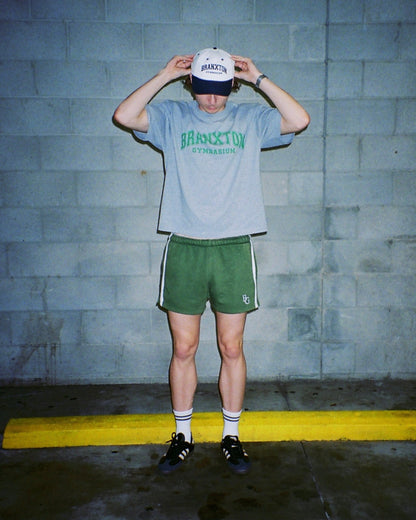 BG Striped Shorts - Acid Wash Green