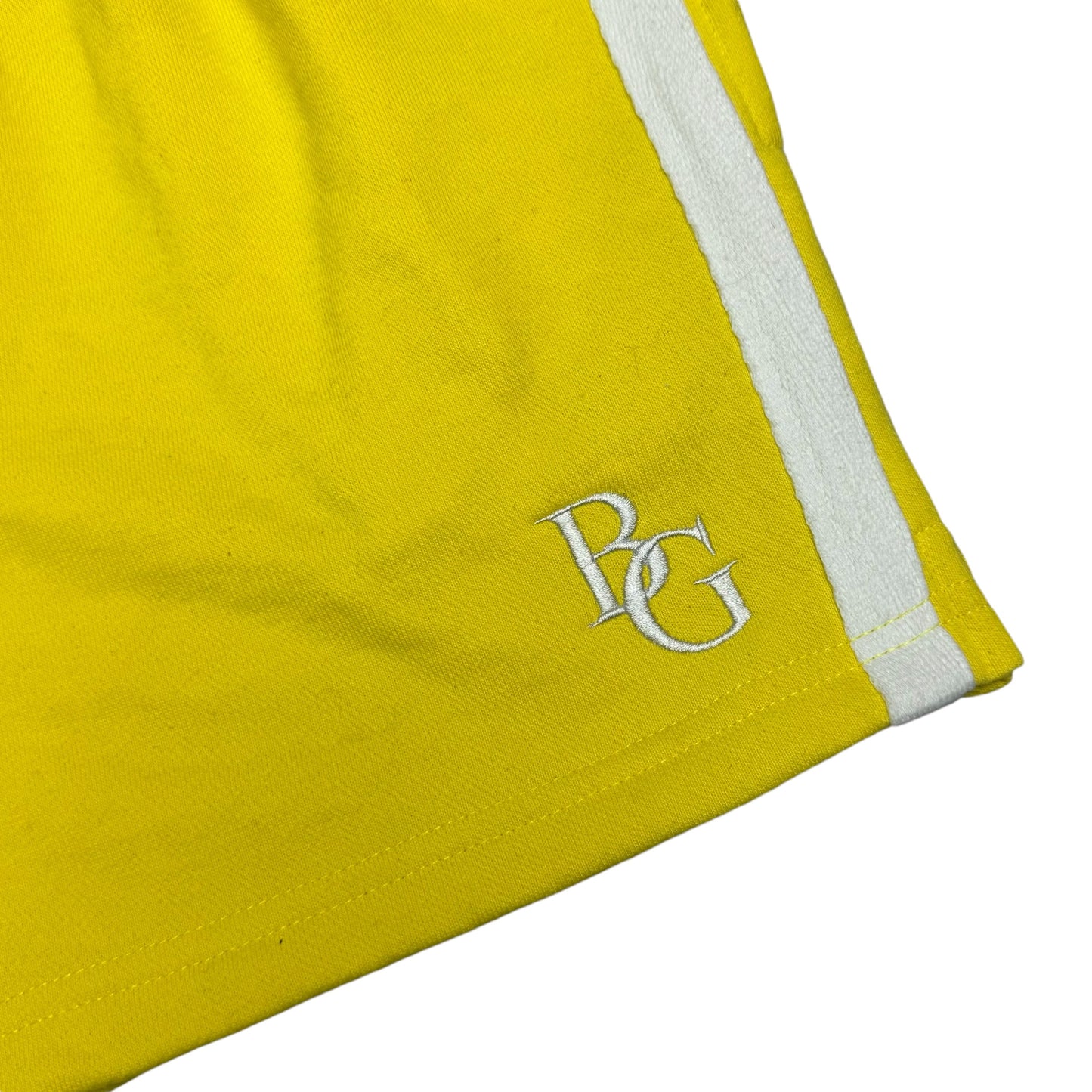 BG Striped Shorts - Yellow