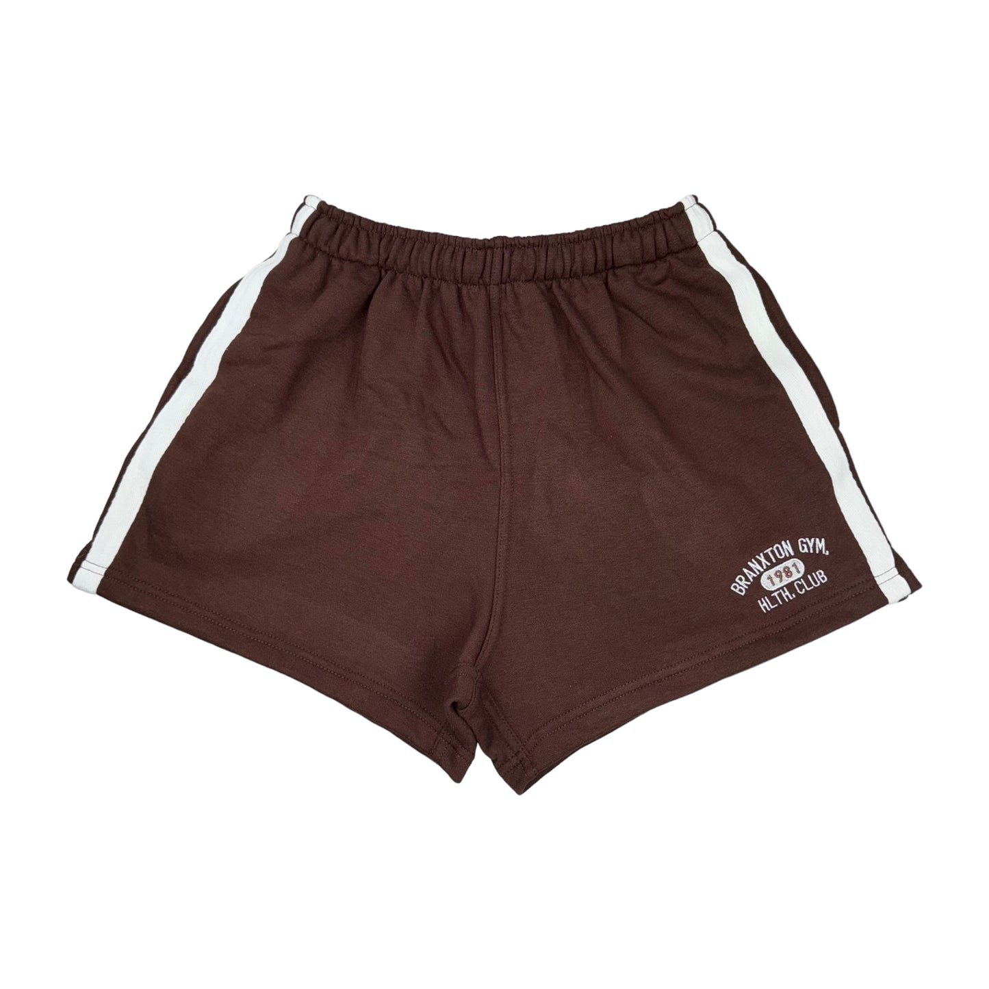 Health Club Shorts - Brown & White