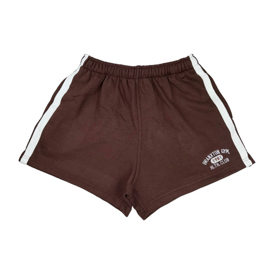 Health Club Shorts - Brown & White
