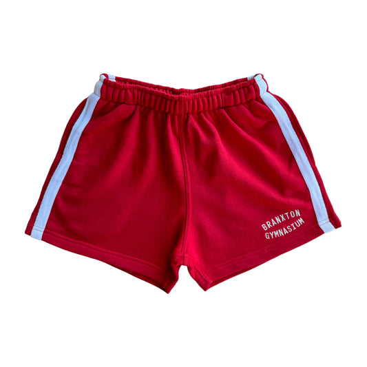Striped Shorts - Red & White