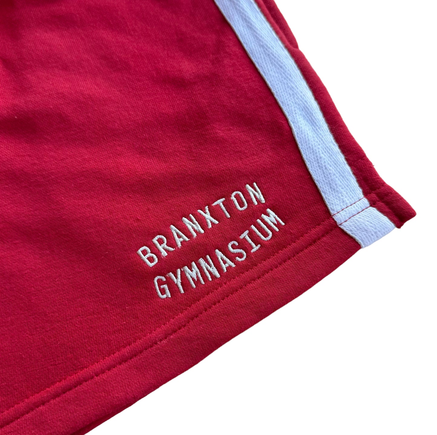 Striped Shorts - Red & White