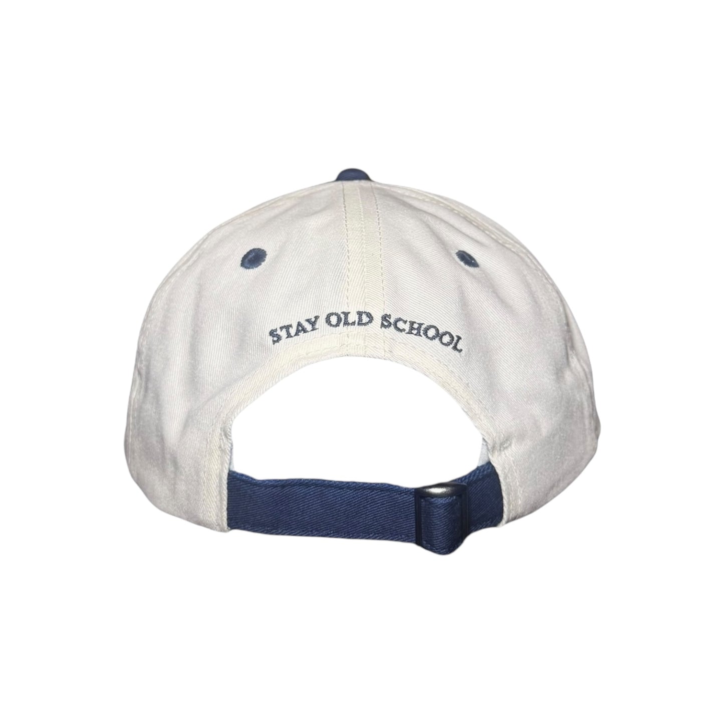 COLLEGE HAT - NAVY & OFF-WHITE