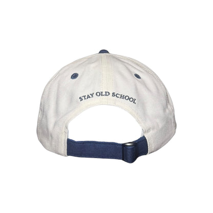COLLEGE HAT - NAVY & OFF-WHITE