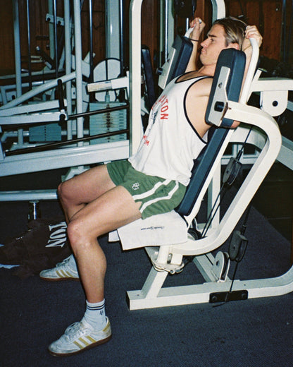BG Striped Shorts - Acid Wash Green