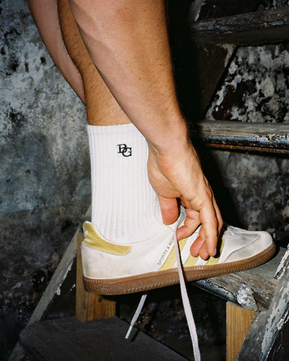 BG Crew Socks – White